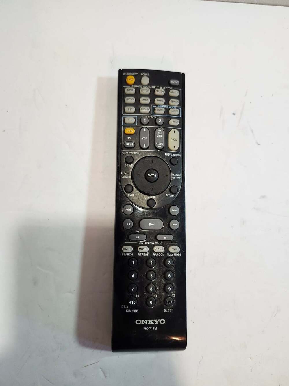 Onkyo RC-717M Audio Video Receiver Remote Control